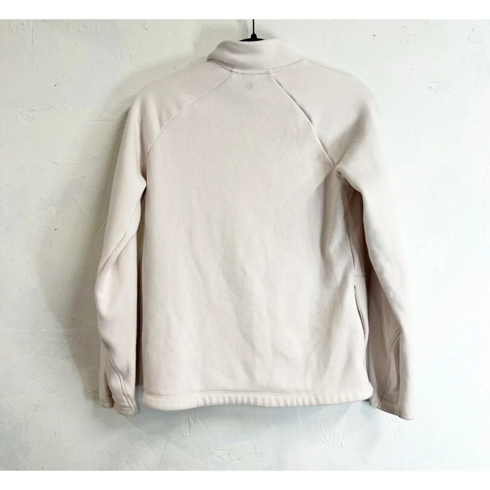 Athleta Girl Fleece Sweater Criss Cross Blush Pink Pullover Ultra Soft Girls 14